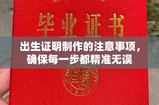 福海出生证明制作的注意事项，确保每一步都精准无误