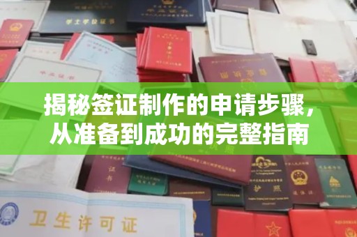 福海揭秘签证制作的申请步骤，从准备到成功的完整指南
