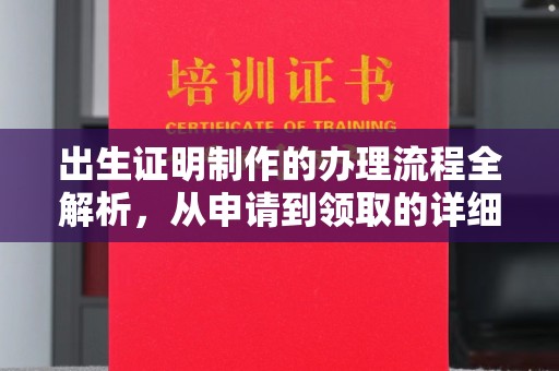 福海出生证明制作的办理流程全解析，从申请到领取的详细指南