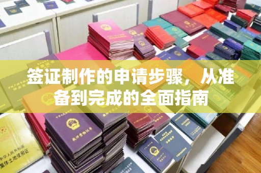 福海签证制作的申请步骤，从准备到完成的全面指南