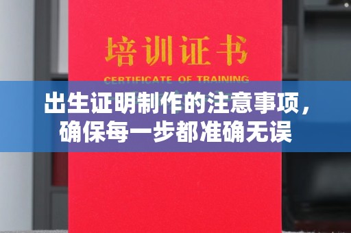 福海出生证明制作的注意事项，确保每一步都准确无误