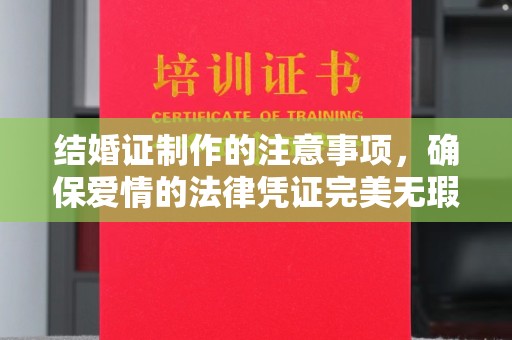 福海结婚证制作的注意事项，确保爱情的法律凭证完美无瑕