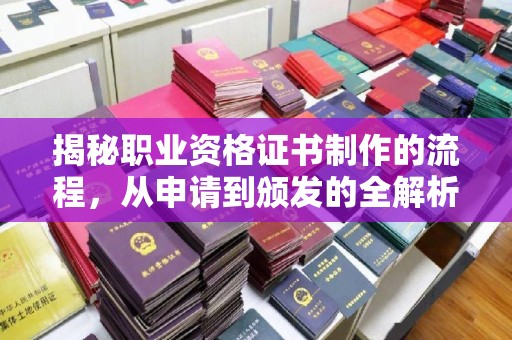 福海揭秘职业资格证书制作的流程，从申请到颁发的全解析
